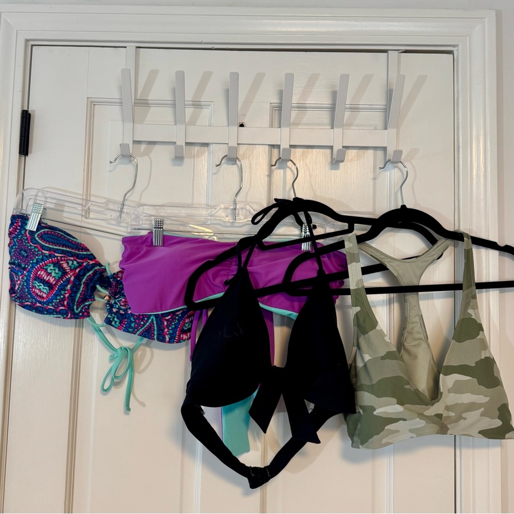 Aerie | Bikini Top Bundle, 4 Tops, 2 Bandeau, 1 Scoop, 1 Triangle, Size XL - EUC